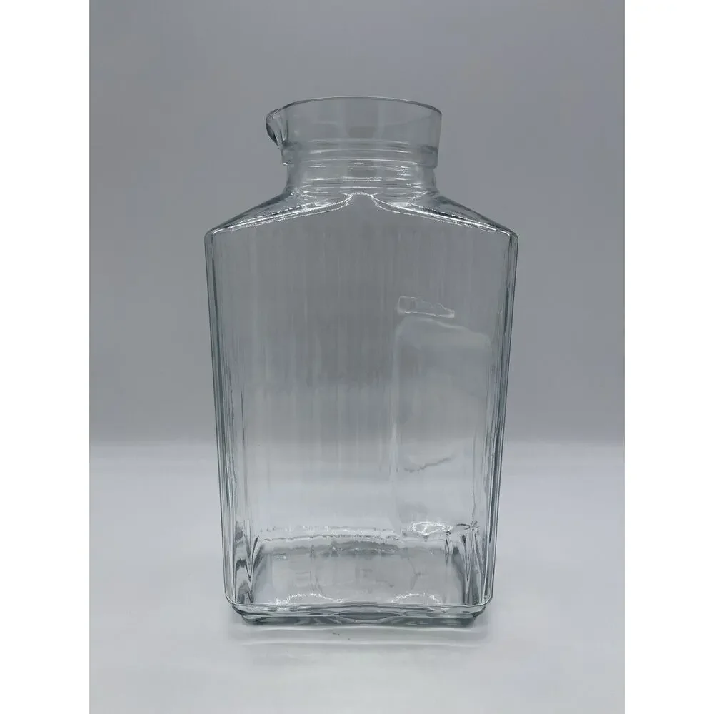 Anchor Hocking 64 Ounce Bistro Clear Glass Pitcher No Stopper